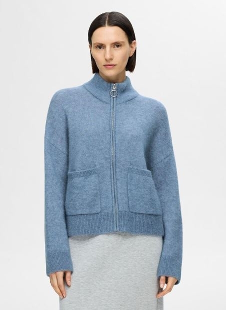 Sia Ras LS Knit Zipper Cardigan NOOS