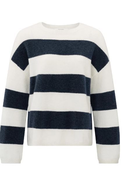 Oversized Block Stripe Sweater