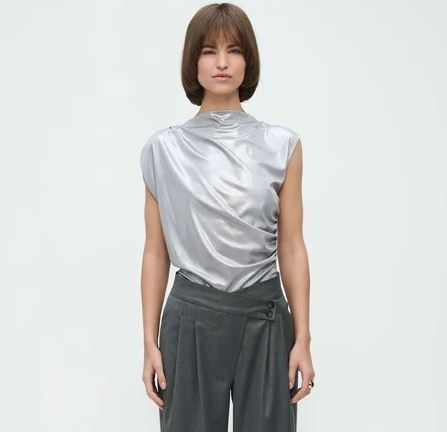 Nelly Silver Shine Foil Top