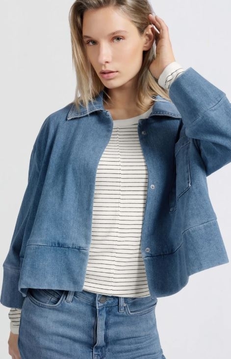 Denim Jacket With Pocket