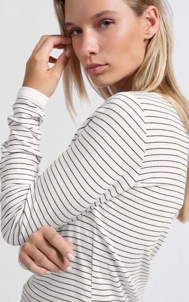 Striped Long Sleeve Top